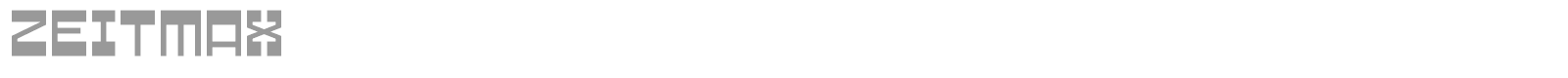 Zeitmax font preview