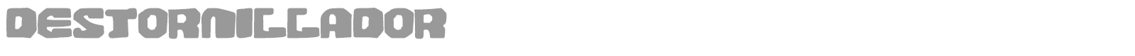 Destornillador font preview