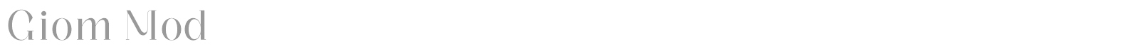 Giom Mod font preview