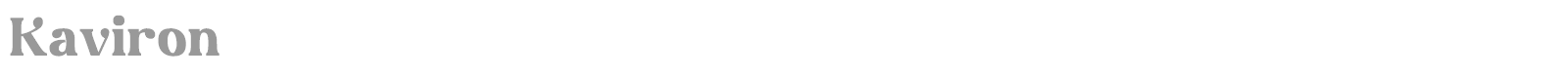 Kaviron font preview