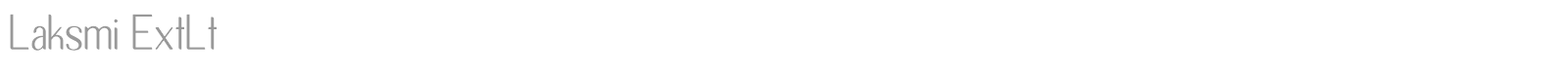 Laksmi font preview
