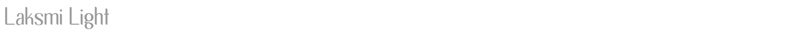 Laksmi font preview
