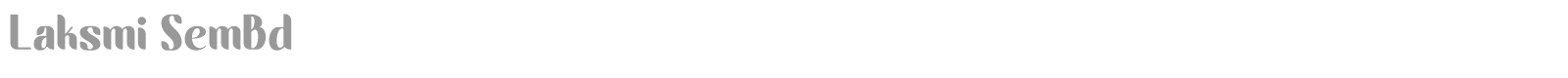 Laksmi font preview