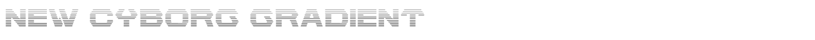New Cyborg font preview