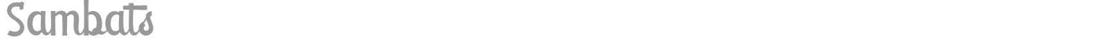 Sambats font preview