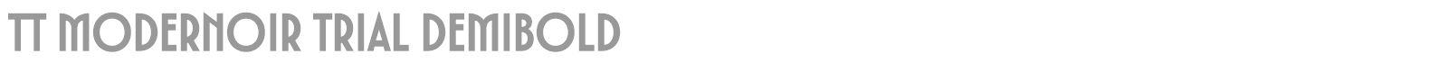 TT Modernoir font preview
