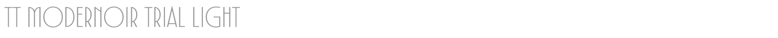 TT Modernoir font preview
