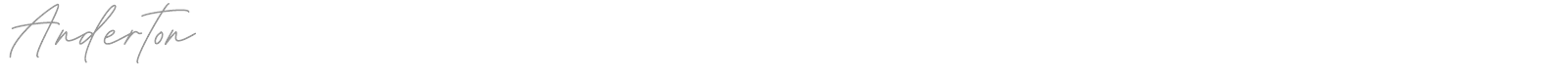 Anderton font preview