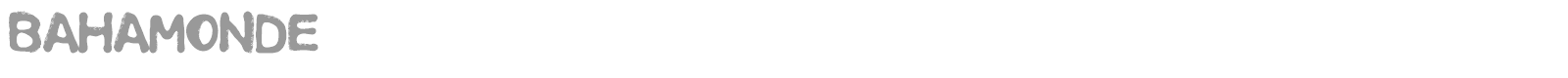 Bahamonde font preview