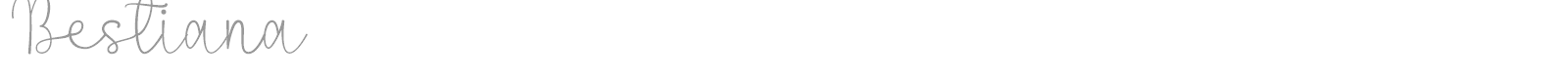 Bestiana font preview