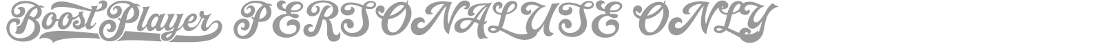 Boost Player font preview