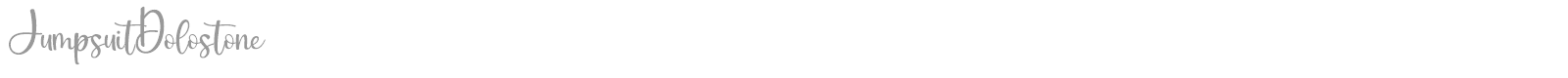 Jumpsuit Dolostone font preview
