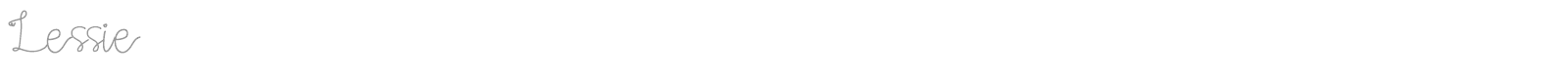 Lessie font preview
