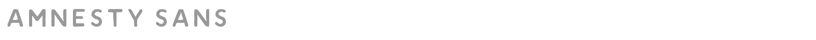 Amnesty Script font preview