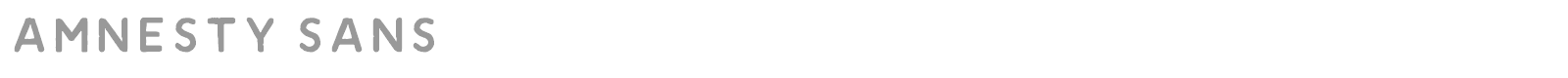 Amnesty Script font preview