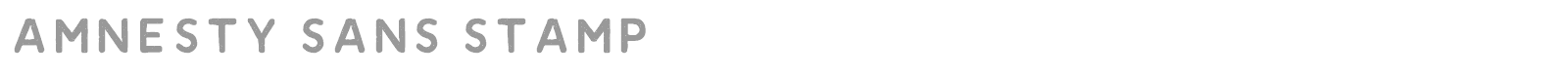 Amnesty Script font preview