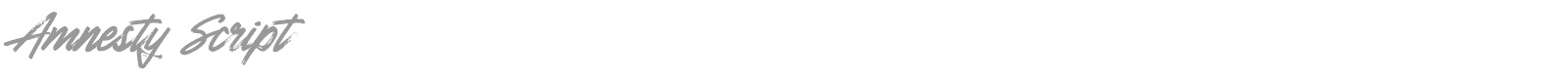 Amnesty Script font preview