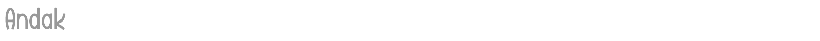 Andak font preview
