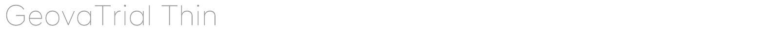 Geova font preview