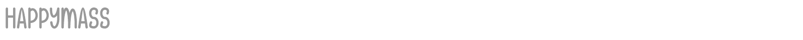 Happymass font preview