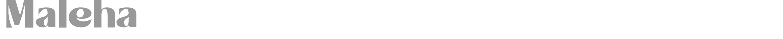 Maleha font preview