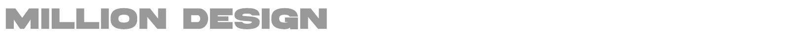 Million Design font preview