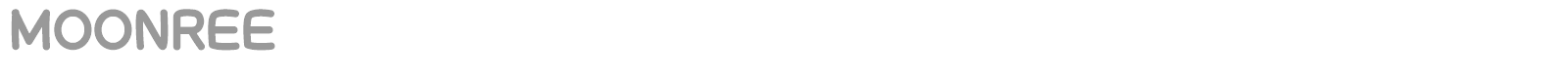 Moonree font preview