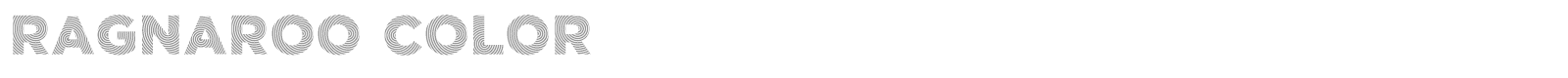 Ragnaroo font preview