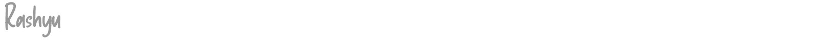 Rashyu font preview