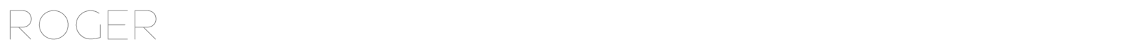 Roger font preview