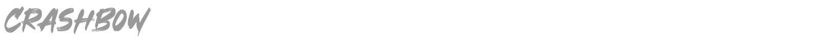 Crashbow font preview