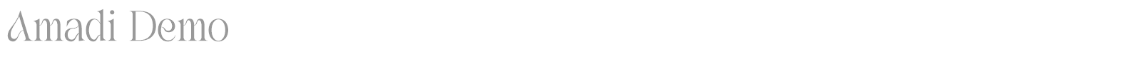 Amadi font preview