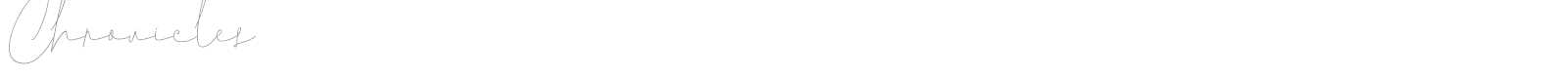Chronicles font preview