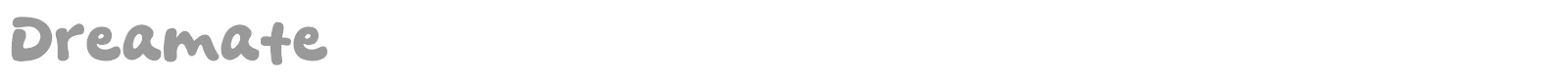Dreamate font preview