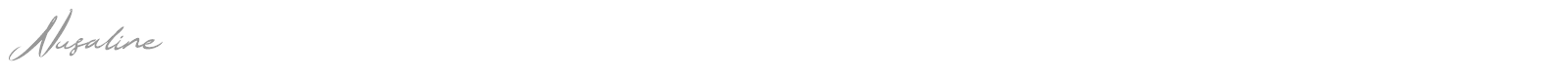 Nusaline font preview