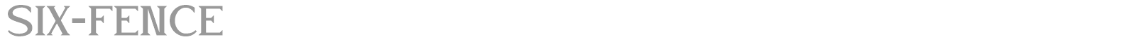 Six Fence font preview