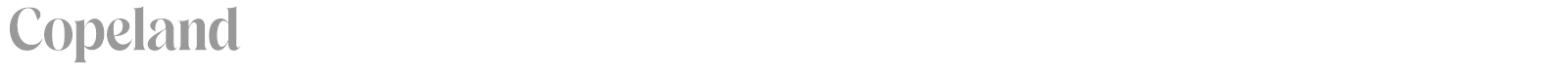 Copeland font preview
