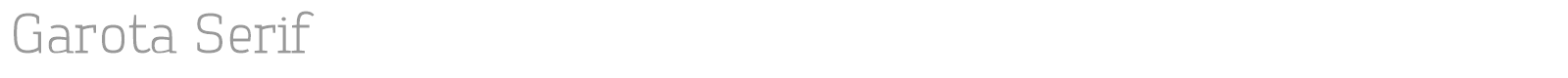 Garota Serif font preview