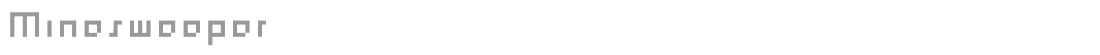 Minesweeper font preview
