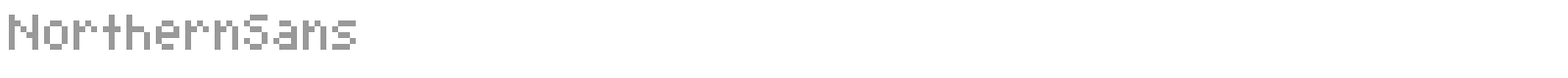 Northern Sans font preview