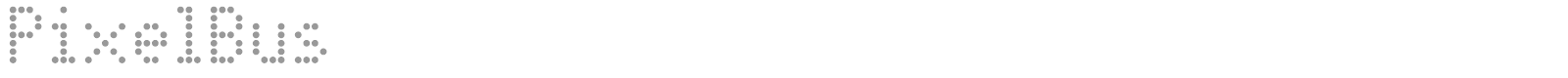 Pixel Bus font preview