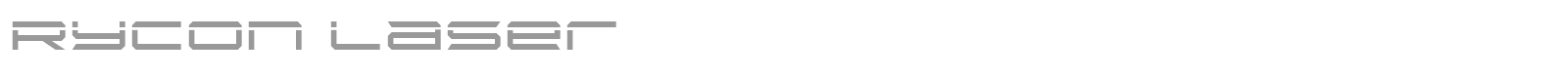 Rycon font preview