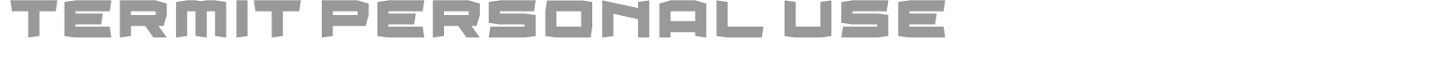 Termit font preview