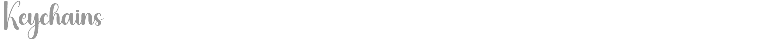 Keychains font preview