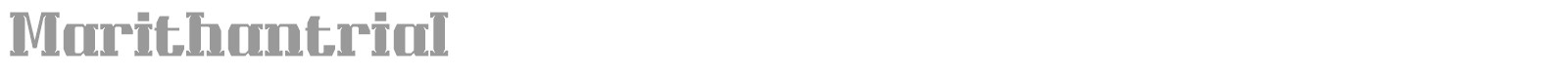Marithan font preview