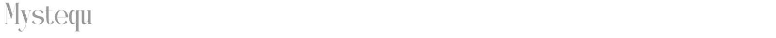 Mystequ font preview