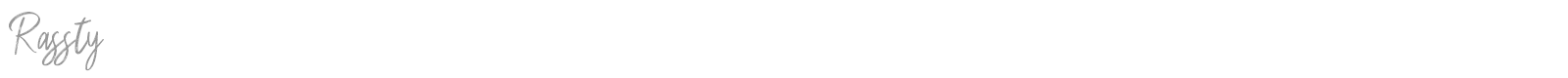 Rassty font preview