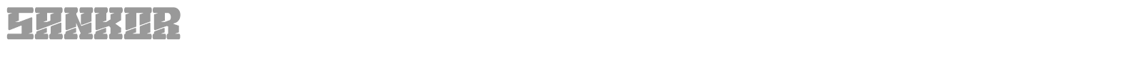 Sankor font preview