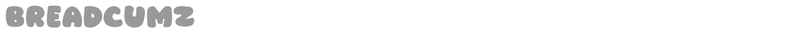 Breadcumz font preview