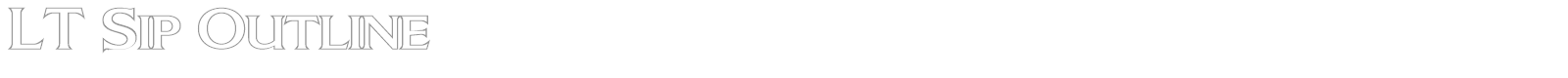 LT Sip font preview